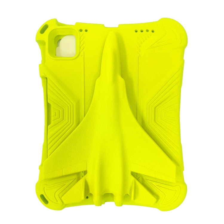 For iPad 2025 / 2022 360 Rotation Aircraft Holder EVA Shockproof Tablet Case(Yellow) - iPad 2025 / 2022 Cases by buy2fix | Online Shopping UK | buy2fix