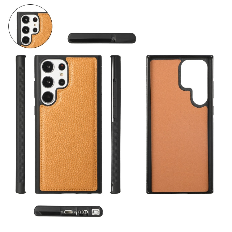 For Samsung Galaxy S23 5G Crossbody Multi-functional Zipper Wallet Litchi Leather Phone Case(Orange) - Galaxy S23 5G Cases by buy2fix | Online Shopping UK | buy2fix