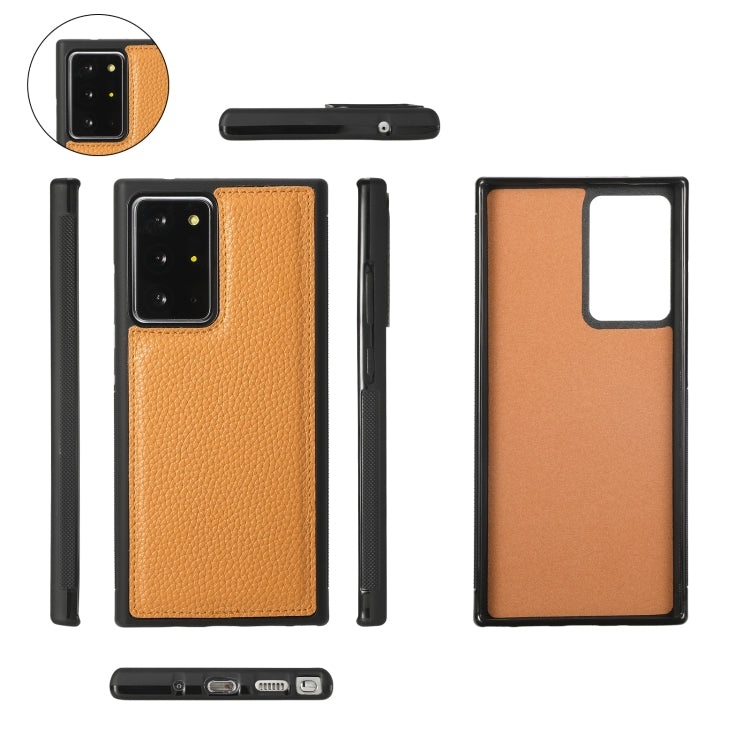 For Samsung Galaxy Note20 Ultra Crossbody Multi-functional Zipper Wallet Litchi Leather Phone Case(Orange) - Galaxy Phone Cases by buy2fix | Online Shopping UK | buy2fix