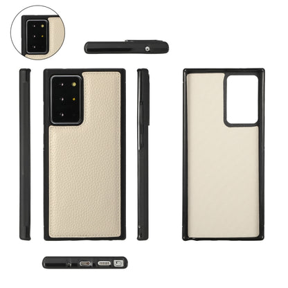 For Samsung Galaxy Note20 Crossbody Multi-functional Zipper Wallet Litchi Leather Phone Case(Beige) - Galaxy Phone Cases by buy2fix | Online Shopping UK | buy2fix