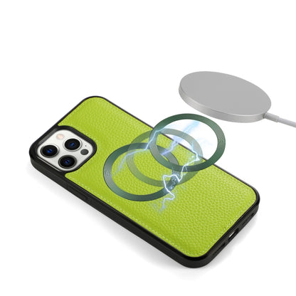 For iPhone 12 Pro Max MagSafe Crossbody Multi-functional Zipper Wallet Litchi Leather Phone Case(Green) - iPhone 12 Pro Max Cases by buy2fix | Online Shopping UK | buy2fix