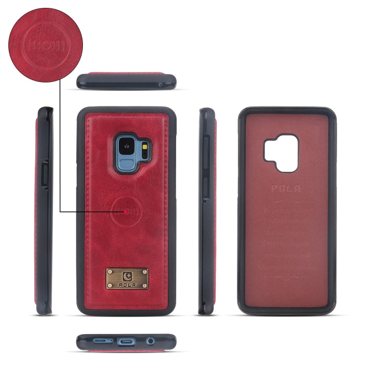 For Samsung Galaxy S9 Multi-functional Zipper Wallet Leather Phone Case(Red) - Galaxy Phone Cases by buy2fix | Online Shopping UK | buy2fix