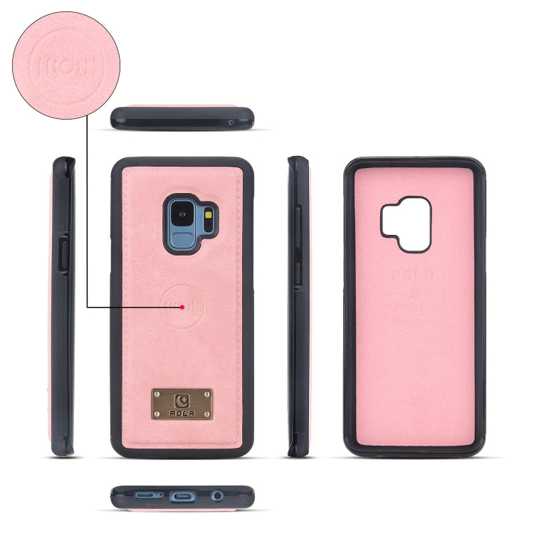 For Samsung Galaxy S9+ Multi-functional Zipper Wallet Leather Phone Case(Pink) - Galaxy Phone Cases by buy2fix | Online Shopping UK | buy2fix