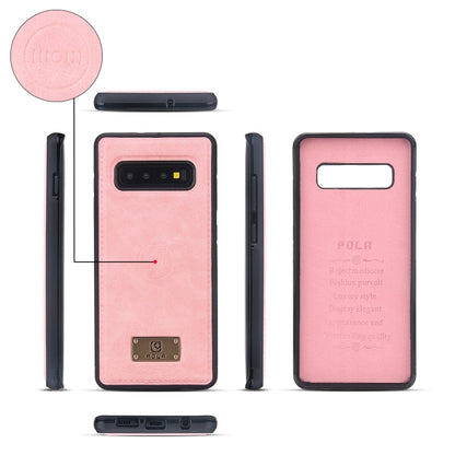 For Samsung Galaxy S10+ Multi-functional Zipper Wallet Leather Phone Case(Pink) - Galaxy Phone Cases by buy2fix | Online Shopping UK | buy2fix