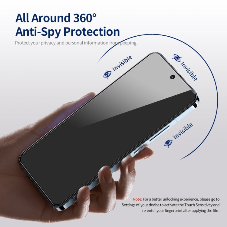 For iPhone 14 ENKAY Hat-Prince 360 Degree Anti-peeping Privacy Full Screen Tempered Glass Film by ENKAY