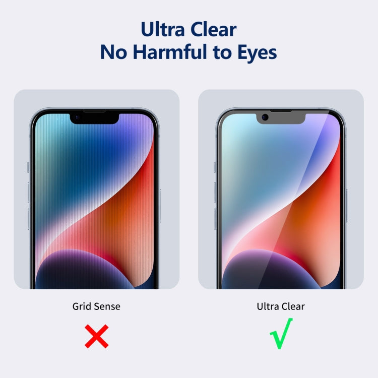 For iPhone 14 5pcs ENKAY Hat-Prince 360 Degree Anti-peeping Privacy Full Screen Tempered Glass Film by ENKAY