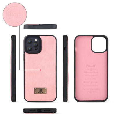 For iPhone 13 mini Multi-functional Zipper Wallet Leather Phone Case(Pink) - iPhone 13 mini Cases by buy2fix | Online Shopping UK | buy2fix