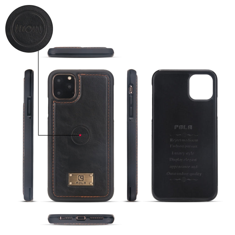 For iPhone 11 Pro Max Multi-functional Zipper Wallet Leather Phone Case(Black) - iPhone 11 Pro Max Cases by buy2fix | Online Shopping UK | buy2fix