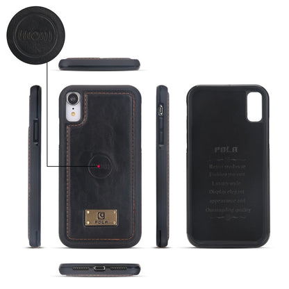 For iPhone XR Multi-functional Zipper Wallet Leather Phone Case(Black) - More iPhone Cases by buy2fix | Online Shopping UK | buy2fix