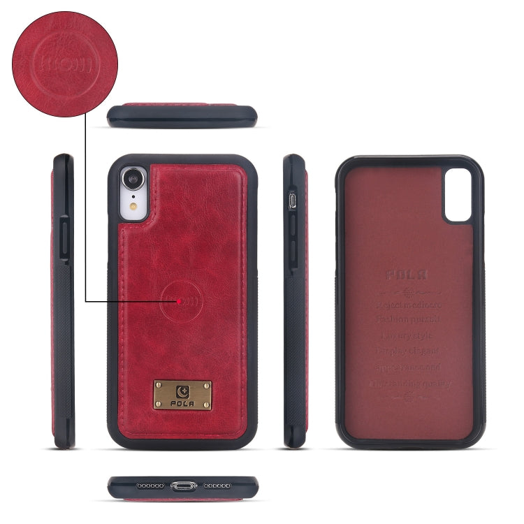 For iPhone XS Max Multi-functional Zipper Wallet Leather Phone Case(Red) - More iPhone Cases by buy2fix | Online Shopping UK | buy2fix