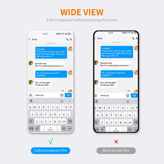 For Nothing Phone 2a 2pcs ENKAY 9H Big Arc Edge High Aluminum-silicon Tempered Glass Film - Nothing Tempered Glass by ENKAY | Online Shopping UK | buy2fix