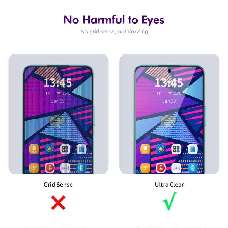 For Motorola Moto G Play 2024 2pcs ENKAY Hat-Prince 28 Degree Anti-peeping Privacy Tempered Glass Film by ENKAY