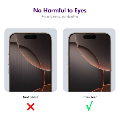 For iPhone 16 Pro Max ENKAY Easy Install Anti-peeping Privacy Full Screen Tempered Glass Film by ENKAY