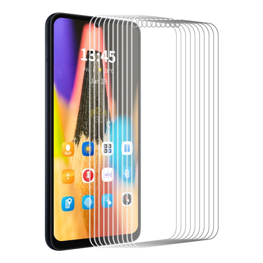 For Xiaomi Poco C51 4G 10pcs ENKAY 9H Big Arc Edge High Aluminum-silicon Tempered Glass Film