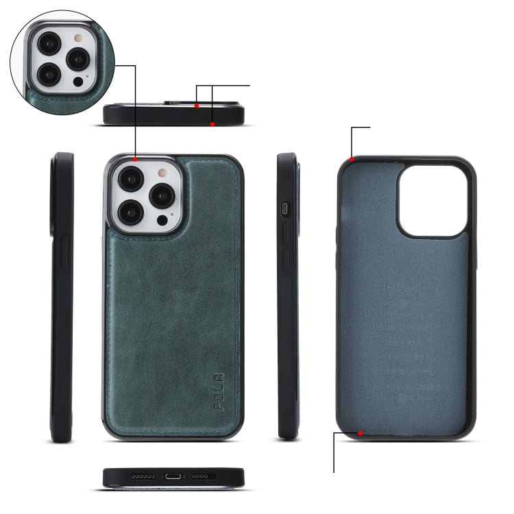 For iPhone 14 Plus Crossbody Multi-functional Zipper Wallet Leather Phone Case(Green) - iPhone 14 Plus Cases by buy2fix | Online Shopping UK | buy2fix