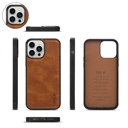 For iPhone 13 Pro Crossbody Multi-functional Zipper Wallet Leather Phone Case(Brown) - iPhone 13 Pro Cases by buy2fix | Online Shopping UK | buy2fix