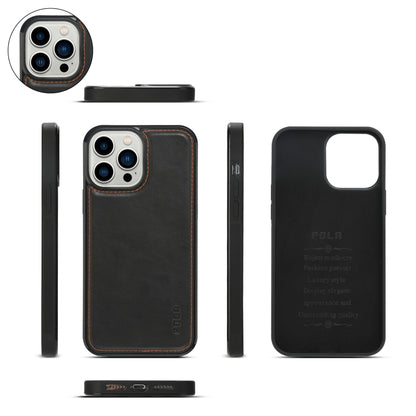 For iPhone 13 Pro Crossbody Multi-functional Zipper Wallet Leather Phone Case(Black) - iPhone 13 Pro Cases by buy2fix | Online Shopping UK | buy2fix