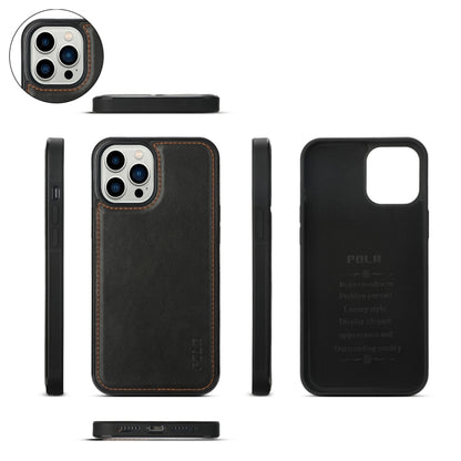 For iPhone 12   Pro Crossbody Multi-functional Zipper Wallet Leather Phone Case(Black) - iPhone 12 / 12 Pro Cases by buy2fix | Online Shopping UK | buy2fix