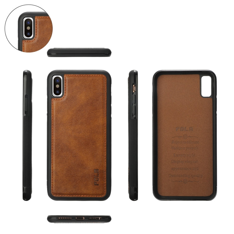 For iPhone XS Max Crossbody Multi-functional Zipper Wallet Leather Phone Case(Brown) - More iPhone Cases by buy2fix | Online Shopping UK | buy2fix