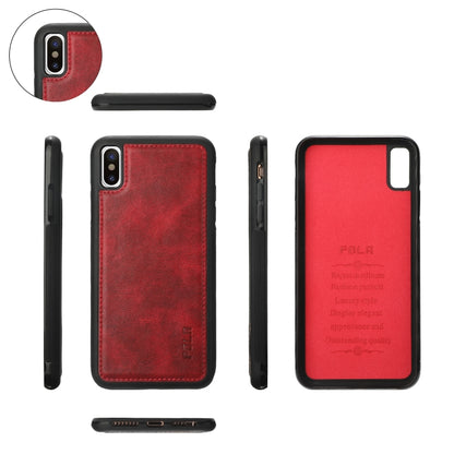 For iPhone XS Crossbody Multi-functional Zipper Wallet Leather Phone Case(Red) - More iPhone Cases by buy2fix | Online Shopping UK | buy2fix