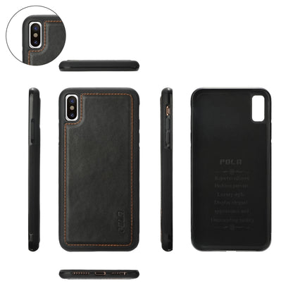 For iPhone XS Crossbody Multi-functional Zipper Wallet Leather Phone Case(Black) - More iPhone Cases by buy2fix | Online Shopping UK | buy2fix