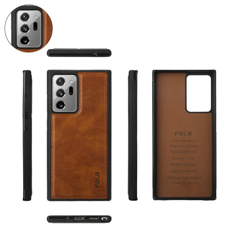 For Samsung Galaxy Note20 Crossbody Multi-functional Zipper Wallet Leather Phone Case(Brown) - Galaxy Note20 Cases by buy2fix | Online Shopping UK | buy2fix