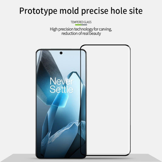 For OnePlus 13 PINWUYO 9H 3D Hot Bending Tempered Glass Film(Black) - OnePlus Tempered Glass by PINWUYO | Online Shopping UK | buy2fix