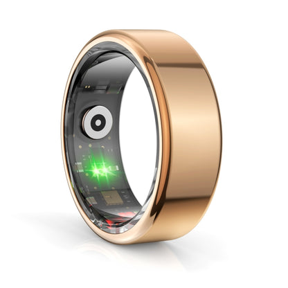 R02 SIZE 8 Smart Ring, Support Heart Rate / Blood Oxygen / Sleep Monitoring / Multiple Sports Modes(Rose Gold) by buy2fix