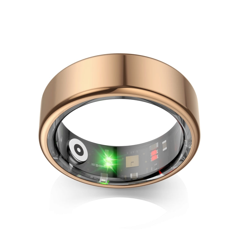 R02 SIZE 8 Smart Ring, Support Heart Rate / Blood Oxygen / Sleep Monitoring / Multiple Sports Modes(Rose Gold) by buy2fix