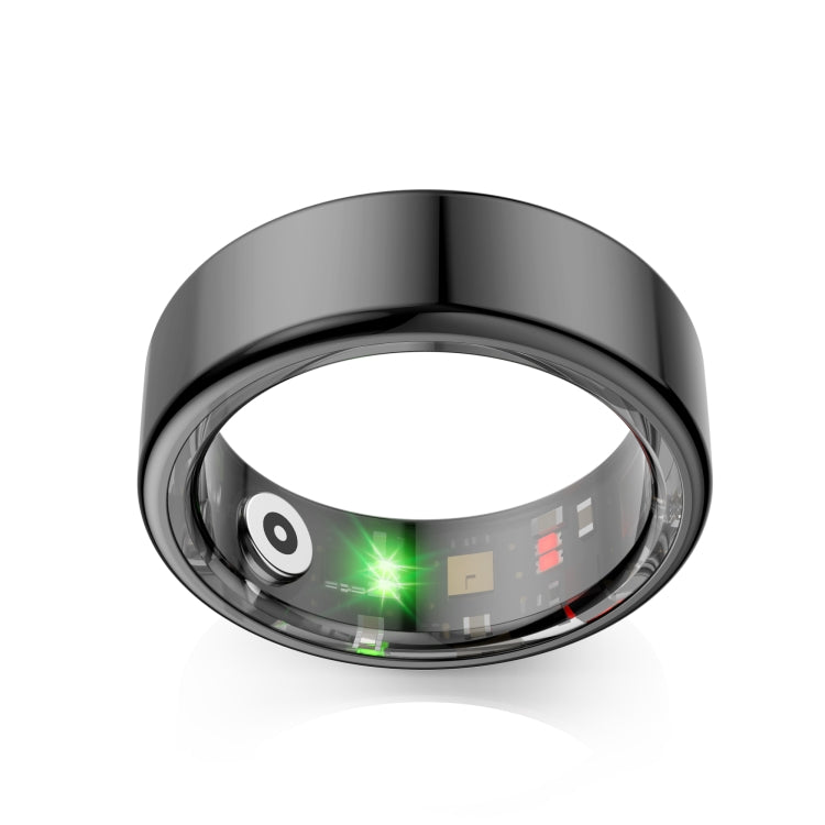 R02 SIZE 10 Smart Ring, Support Heart Rate / Blood Oxygen / Sleep Monitoring / Multiple Sports Modes(Black) by buy2fix
