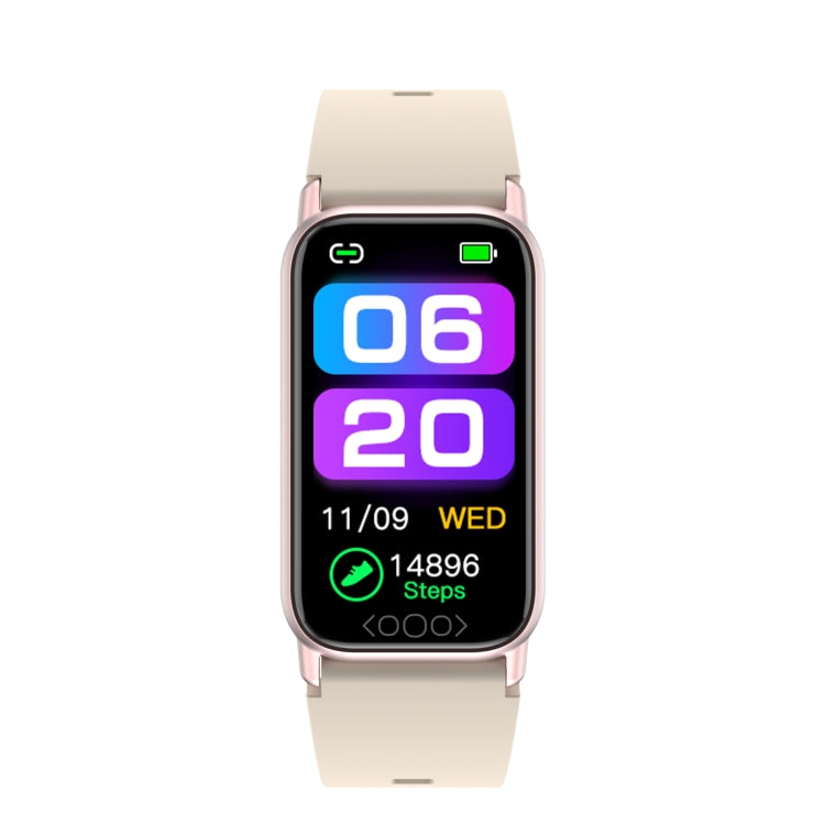 TK72 1.47 inch Color Screen Smart Watch, Support Heart Rate / Blood Pressure / Blood Oxygen / Blood Sugar Monitoring(Beige) by buy2fix