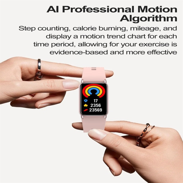 TK72 1.47 inch Color Screen Smart Watch, Support Heart Rate / Blood Pressure / Blood Oxygen / Blood Sugar Monitoring(Beige) by buy2fix