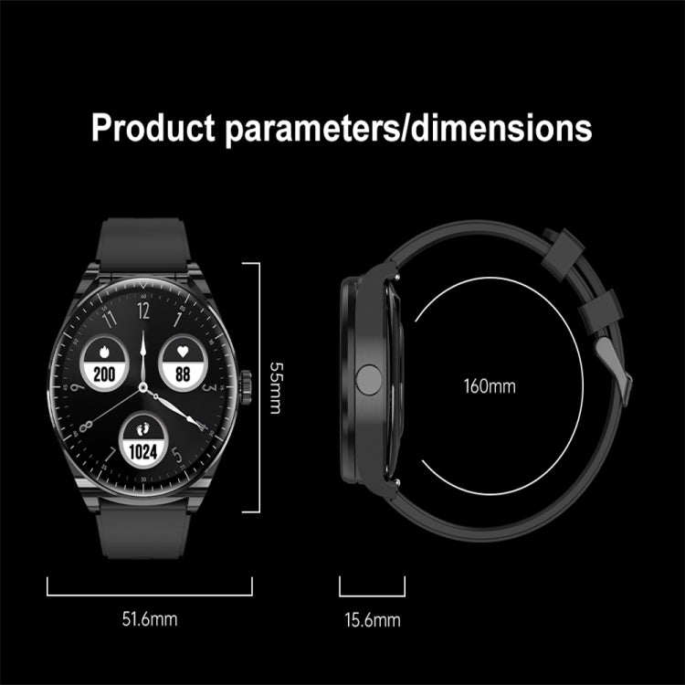 S9 1.53 inch Color Screen Smart Watch, Support Bluetooth Call / Heart Rate / Blood Pressure / Blood Oxygen Monitoring(Silver) by buy2fix