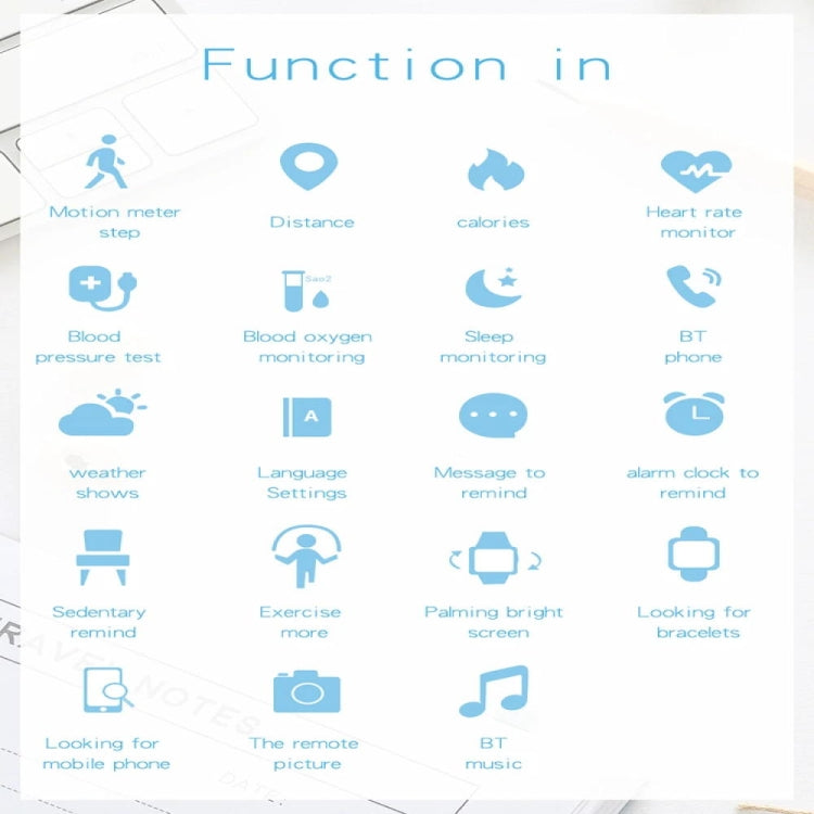 GT3 1.32 inch Color Screen Smart Watch, Support Bluetooth Call / Heart Rate / Blood Pressure / Blood Oxygen Monitoring(Silver) by buy2fix