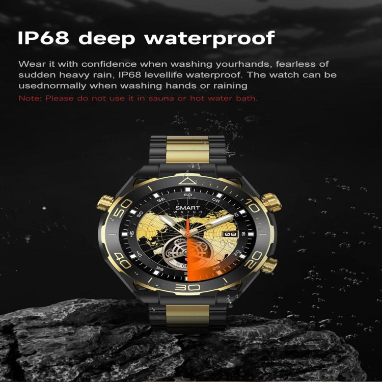 Z91 Pro Max 1.52 inch Color Screen Smart Watch,Support Bluetooth Call / Heart Rate / Blood Pressure / Blood Oxygen Monitoring(Gold) by buy2fix