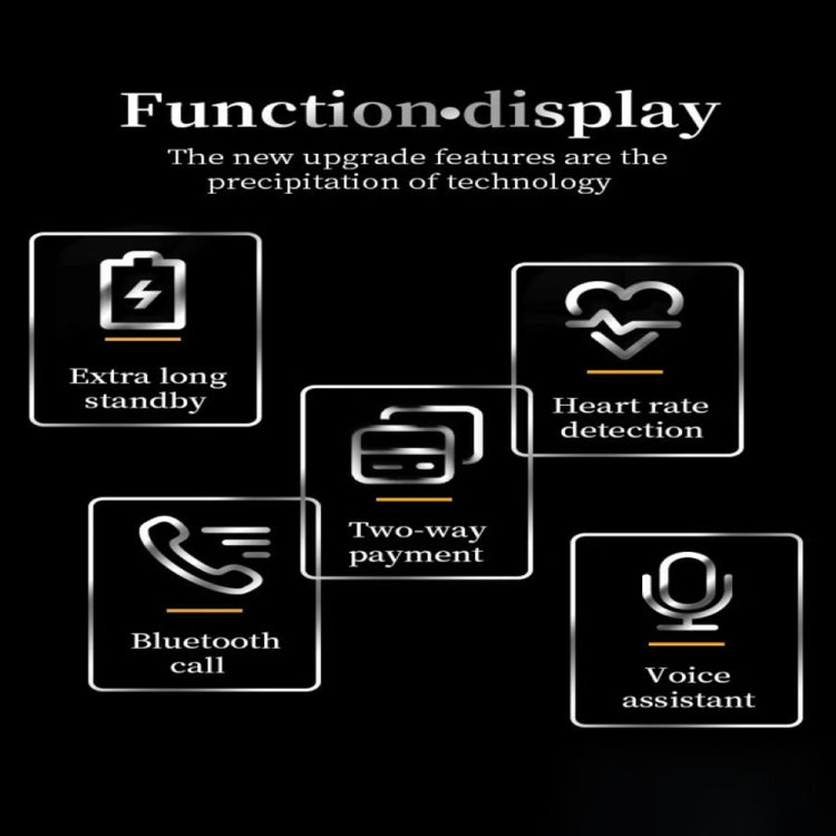 X16pro 1.53 inch Color Screen Smart Watch, Support Bluetooth Call / Heart Rate / Blood Pressure / Blood Oxygen Monitoring(Silver) by buy2fix