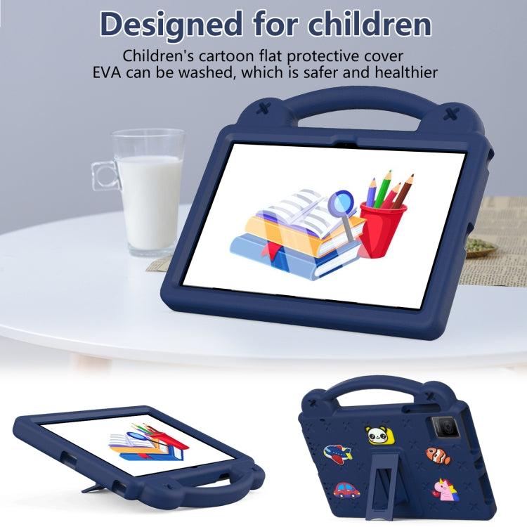 For T-Iobile REVVL Tab 10.36 2023 Handle Kickstand Children EVA Shockproof Tablet Case(Navy Blue) - Others by buy2fix | Online Shopping UK | buy2fix