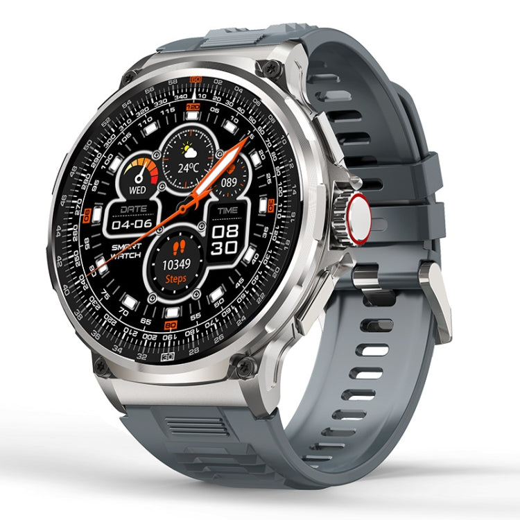 V69 1.85 inch Color Screen Smart Watch, Support Bluetooth Call / Heart Rate / Blood Pressure / Blood Oxygen Monitoring(Silver) by buy2fix
