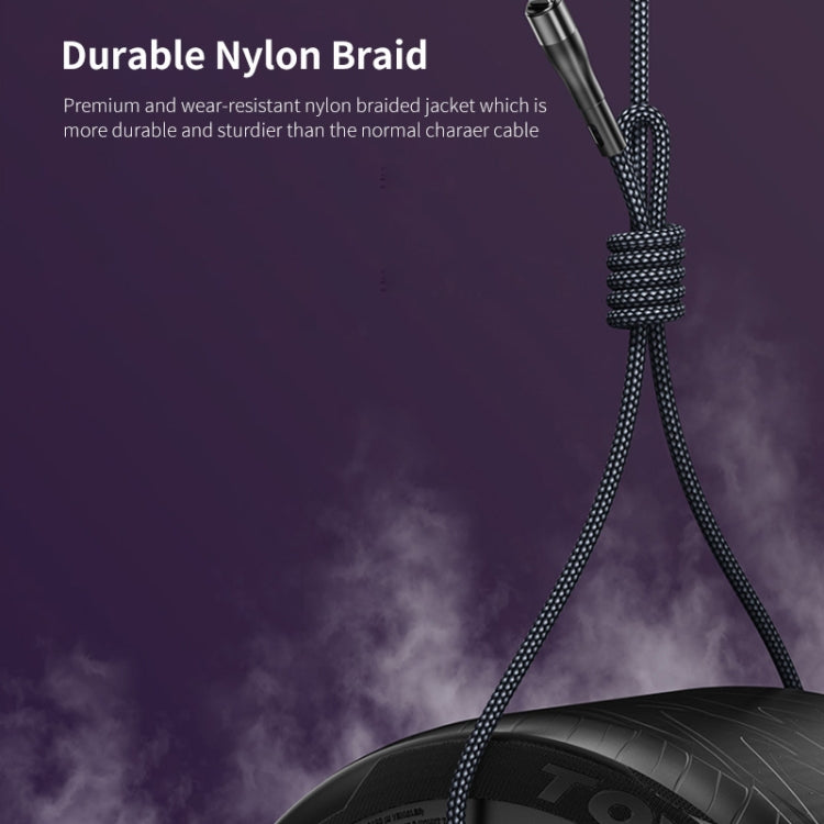 ENKAY 6-in-1 5A USB + Type-C to Type-C / 8 Pin / Micro USB Multifunction Fast Charging Cable, Cable Length:1.3m(Black) by ENKAY