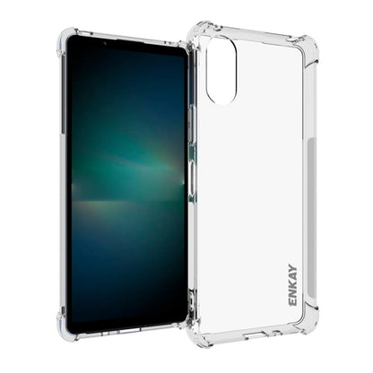 For Sony Xperia 10 VI ENKAY Hat-Prince Transparent TPU Shockproof Phone Case by ENKAY