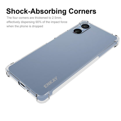 For Sony Xperia 10 VI ENKAY Hat-Prince Transparent TPU Shockproof Phone Case by ENKAY