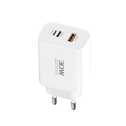 PD30W USB-C / Type-C + 8 Pin + USB Charger with USB to Micro USB Data Cable(EU Plug) by buy2fix