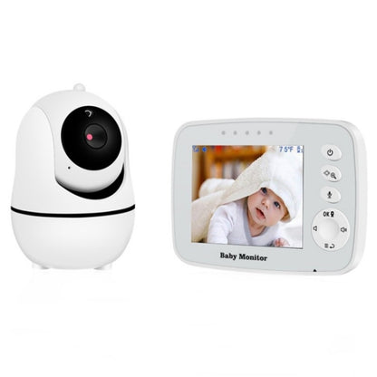 SM32PTA Two-Way Audio Night Vision Surveillance Camera 3.5 inch Baby Monitor(EU Plug) by buy2fix