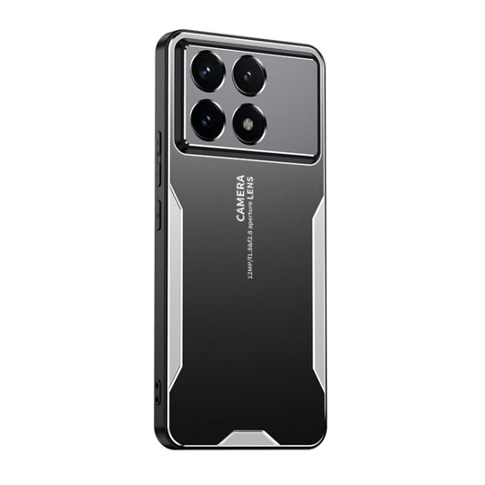 For Xiaomi Redmi K70 Pro Blade Series TPU Hybrid Metal Phone Case(Silver) - Xiaomi Cases by buy2fix | Online Shopping UK | buy2fix