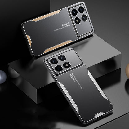 For Xiaomi Redmi K70 Pro Blade Series TPU Hybrid Metal Phone Case(Silver) - Xiaomi Cases by buy2fix | Online Shopping UK | buy2fix