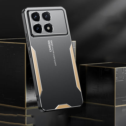 For Xiaomi Redmi K70 Pro Blade Series TPU Hybrid Metal Phone Case(Red) - Xiaomi Cases by buy2fix | Online Shopping UK | buy2fix