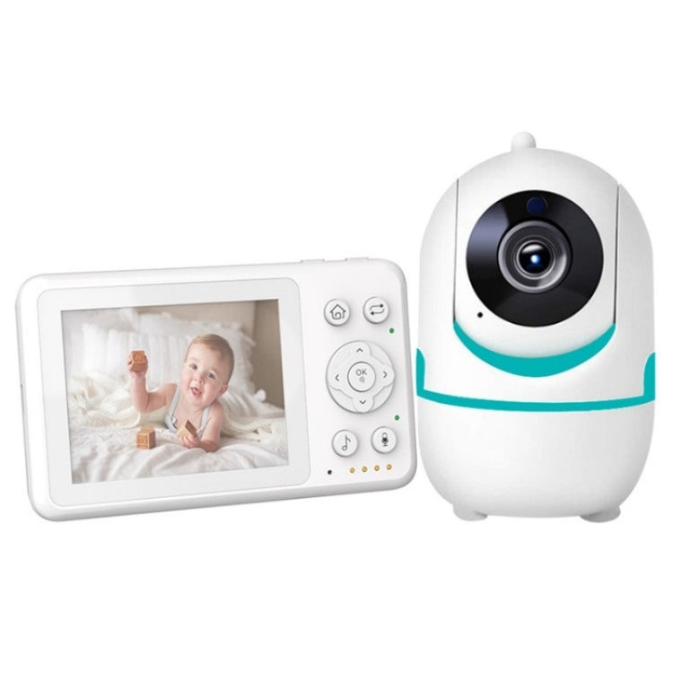 D031 2 Way Voice Built-in Lullabies Home Baby Security Camera 3.2-inch LCD Baby Monitor(AU Plug) by buy2fix