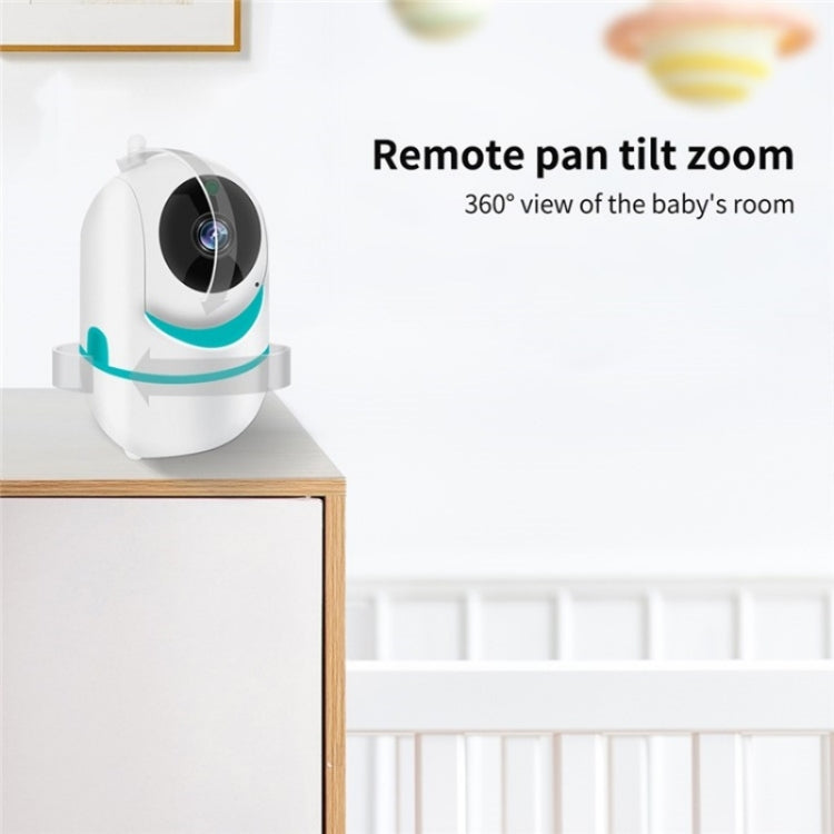 D031 2 Way Voice Built-in Lullabies Home Baby Security Camera 3.2-inch LCD Baby Monitor(UK Plug) by buy2fix