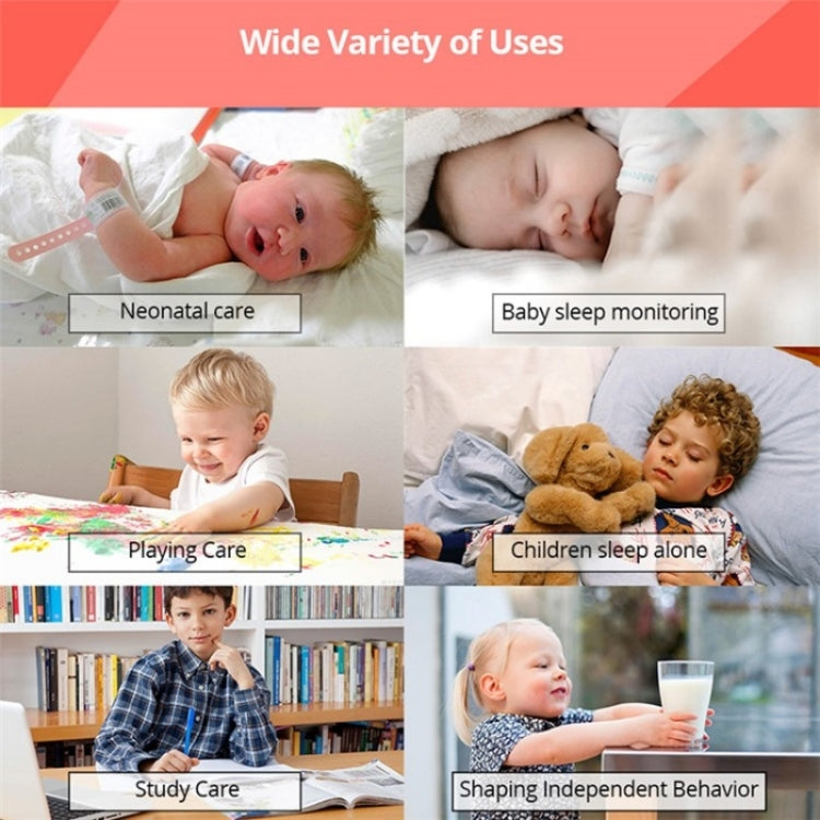 R306 Room Temperature Monitor Intercom Camera 2.0-inch Night Vision Wireless Baby Monitor(US Plug) by buy2fix