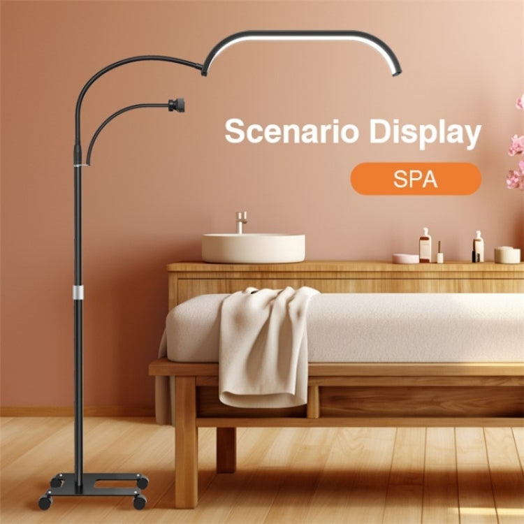 HD-G63X Floor Standing Remote Dimming LED Moon Lamp Manicure Eyelash Beauty Lamp(UK Plug) by buy2fix